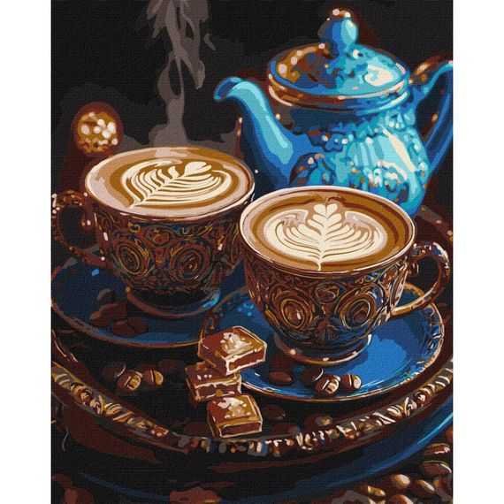 Картина по номерам "Мелодия кофе" KHO5715 40х50 см