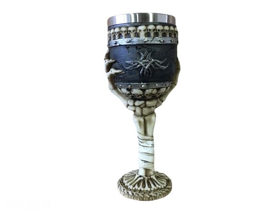 Бокал для Вина Кружка Чашка Череп Рука с Черепами Игра Престолов Game Of Thrones Кубок Готика Подарок | Зображення 1