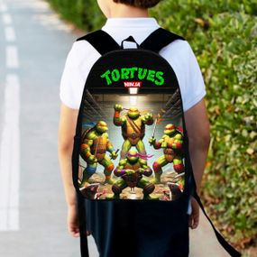 Рюкзак дитячий Черепашки-ніндзя, 34х27см, міський ранець для хлопчика з принтом (00557)