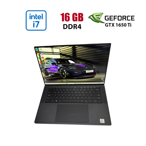 Игровой ноутбук Dell XPS 15 9500 / 15.6" (1920x1200) IPS / Intel Core i7-10875H (8 (16) ядер по 2.3 - 5.1 GHz) / 16 GB DDR4 / 512 GB SSD / nVidia GeForce GTX 1650 Ti, 4 GB GDDR6, 128-bit / WebCam б/у