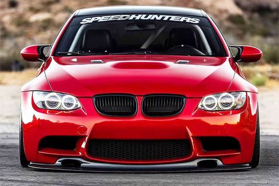 Накладка на передній бампер Lip GT4-Style (для M3, Карбон) для BMW 3 серія E-90/91/92/93 2005-2011 рр | Зображення 1