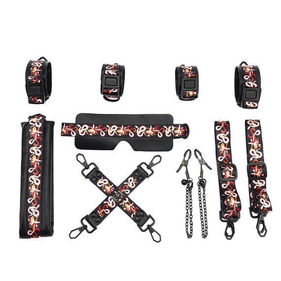 БДСМ-набір LOCKINK The Flowering Serpent — Bondage Set, 7 шт. Sex Aura