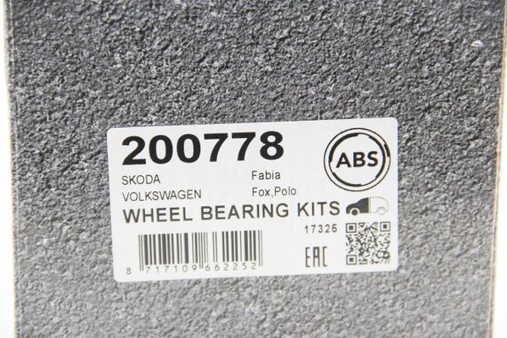 Підшипник маточини передній Skoda Fabia 99-14 (без ГП), ABS (200778) | Зображення 2