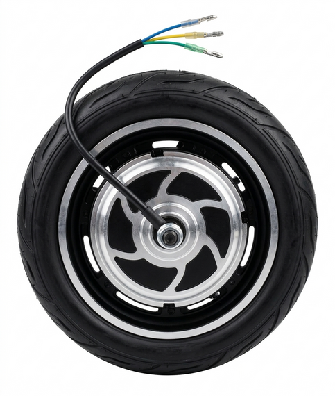 Мотор-колесо 10" для електросамоката Crosser T4 (48V, 600W/1000W) | Посилене безщіткове колесо-мотор Кроссер Т4, код 1250 | Зображення 4
