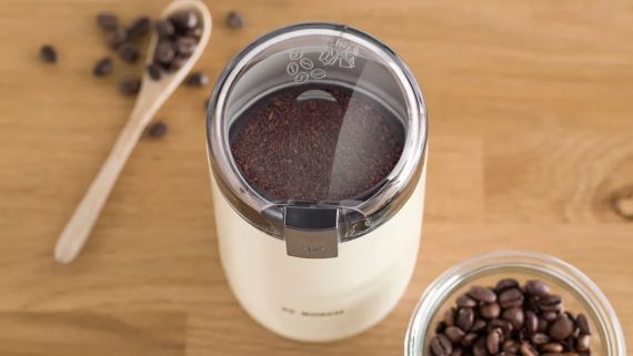 Кофемолка электрическая Bosch TSM6A017C для зернового кофе с мощным мотором | Зображення 5