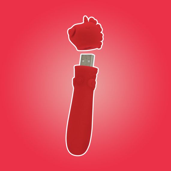 Вібратор-єдиноріжка Unihorn USB Bullet – Cupid's Beau, віброкуля, USB-зарядка, 10 режимів | Зображення 8