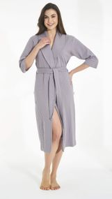 Женский трикотажный халат Nusa 0493 лавандовый M