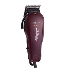 Машинка для стрижки волосся з насадками SOKANY SK-9904 Бордова
