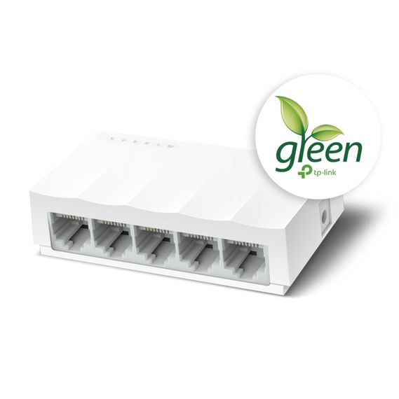 Коммутатор TP-LINK LiteWave LS1005, 5xFE, неуправляемый, настольный (LS1005) | Зображення 1