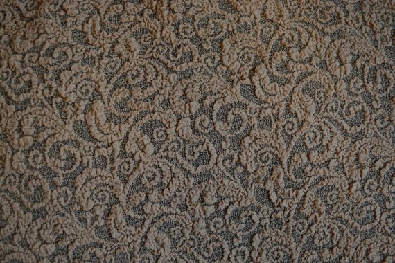 Жакардовий чохол на диван + 2 крісла з спідницею Пісочний | Зображення 3