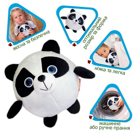 Игрушка мягконабивная Круглик Панда МС 080501-13 | Зображення 2