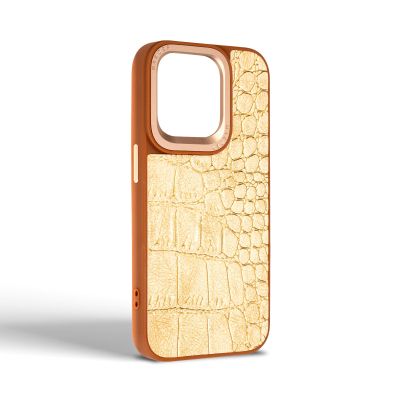 Чехол для мобильного телефона Harder Crocosaur Apple iPhone 15 Pro Beige (ARM76703) | Зображення 1
