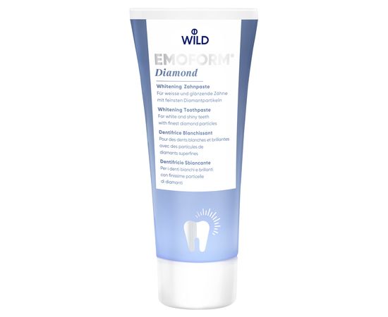 Зубна паста з часточками діаманту та фторидом Dr. Wild EMOFORM Diamond, 75 мл