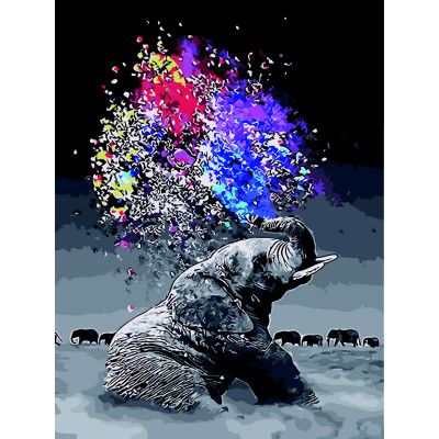 Картина по номерам ZiBi Слоненок 40*50 см ART Line (ZB.64257) - Топ Продаж!