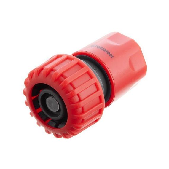 Конектор 1/2" з аквастопом для шланга 3/4" INTERTOOL GE-1020 | Зображення 1