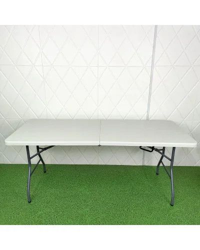 Стол кейтеринговый складной 180×75×70 см белый 5305 | Зображення 1