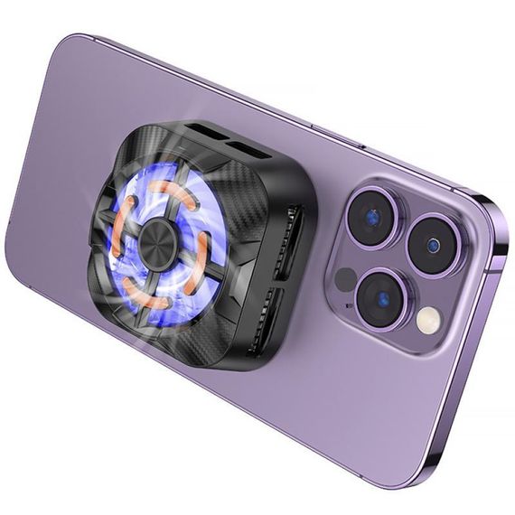 Охлаждающий кулер для мобильного телефона Borofone BG15 Travel magnetic Black | Зображення 2