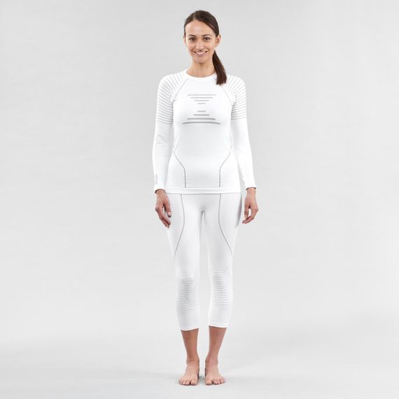 Термофутболка жіноча 900 для лижного спорту біла - SM | Зображення 1