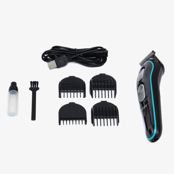 Акумуляторна машинка для стрижки волосся 5 Вт, з насадками, VGR V-055 / Професійний тример для бороди та вусів | Зображення 8