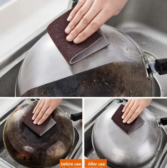 Абразивна губка для чищення посуду sandpaper AND-5599 | Зображення 2