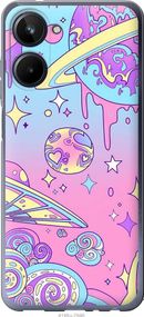 Чехол на Realme 10 Розовая галактика "4146u-2946-17620"