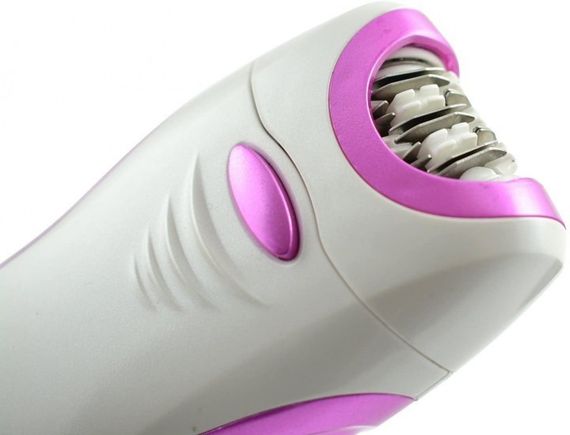 Женская электробритва эпилятор для лица бикини ног Gemei 3056 пинцетный эпилятор пемза с бритвенной насадкой | Зображення 3