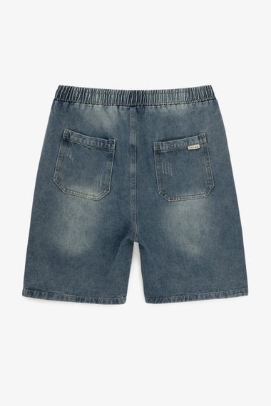 Шорти джинсові однотонні чоловічі W054 34 Блакитний shop (2000991065093) | Зображення 3
