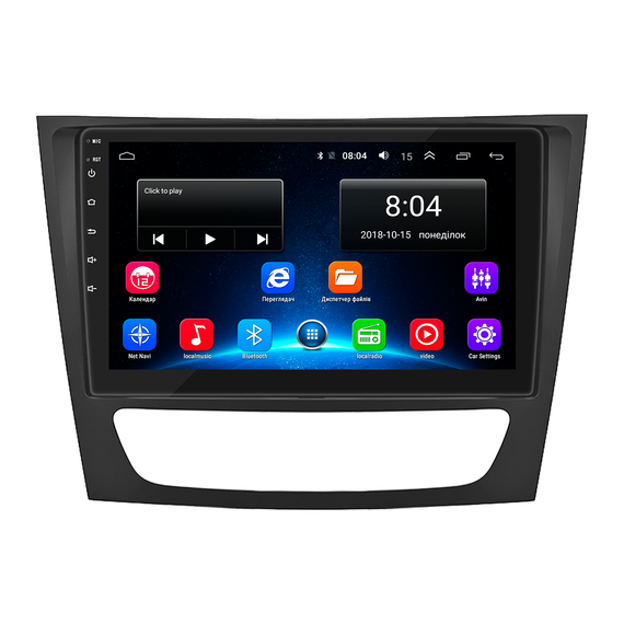 Штатна магнітола Lesko для Mercedes-Benz E-Класс III (W211, S211) Рестайлинг 2006-2009