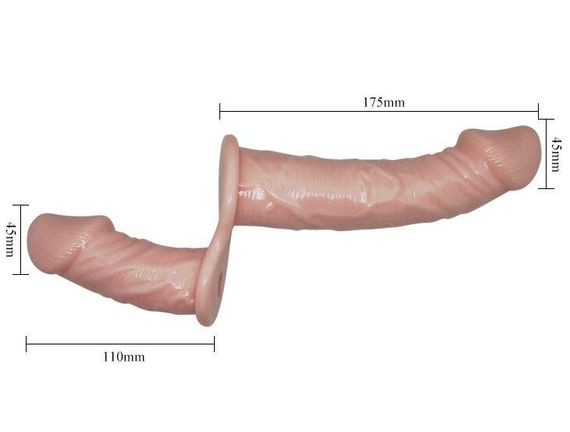 Страпон з вібрацією з 2-ма вібромоторами ULTRA PASSIONATE HARNESS STRAP-ON, BW-022060 sexstyle | Зображення 6