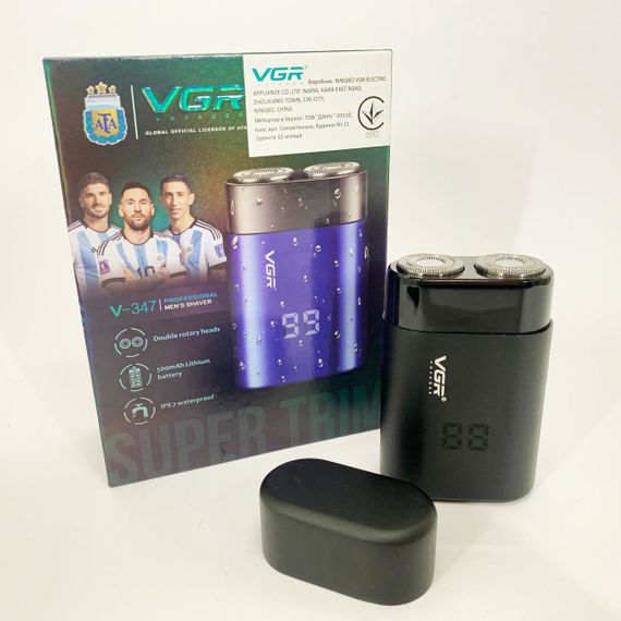 Електробритва VGR V-347. Колір: чорний | Зображення 4