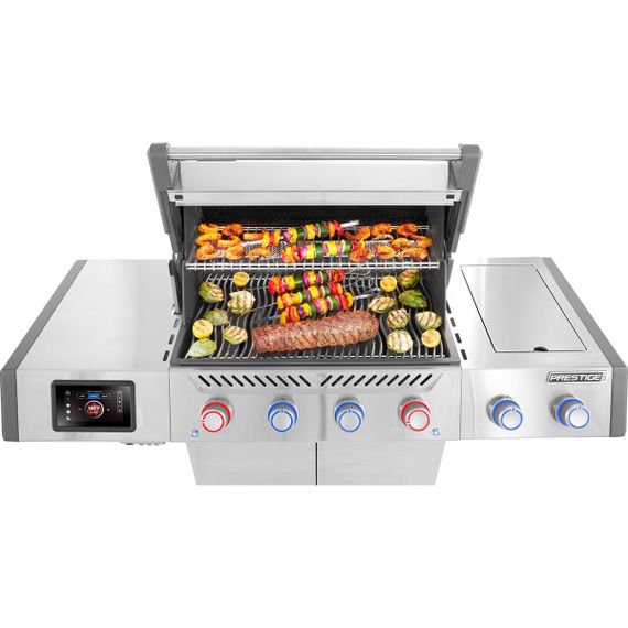 Газовий гриль Napoleon Prestige PRO 500 Connected з бічною конфоркою Sizzle Zone та вертілем нерж сталь PRO500VXRSIBPSS-RC Код: 013841 | Зображення 8