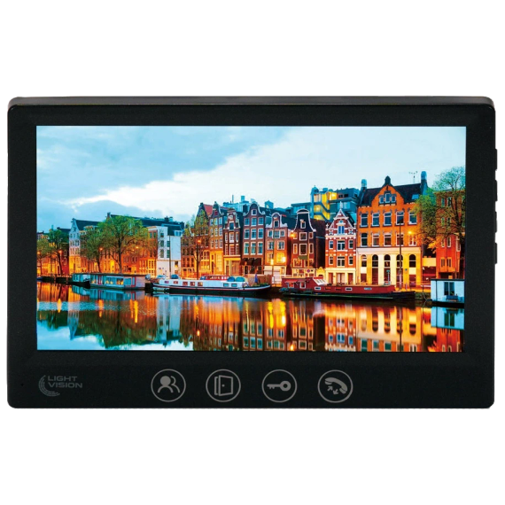 Light Vision AMSTERDAM FHD BLACK Відеодомофон - Монітори