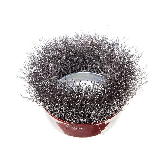 Щітка чашкова 65 мм, для КШМ, М14, М14 (кручений дріт) INTERTOOL BT-1065 | Зображення 2