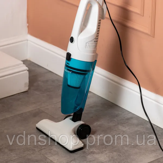 Пилосос вертикальний ручний для дому 900 Вт циклонний для сухого прибирання 1.2 л Блакитний SK-13013 | Зображення 8