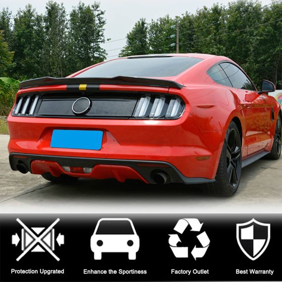 Спойлер V4 (Карбон) для Ford Mustang 2015-2023 гг | Зображення 6