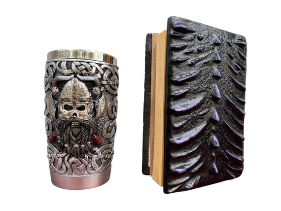 Подарунковий набір Стакан 3D Вікінг Лицар і Блокнот 3D «Око Ілюзій» | Зображення 1