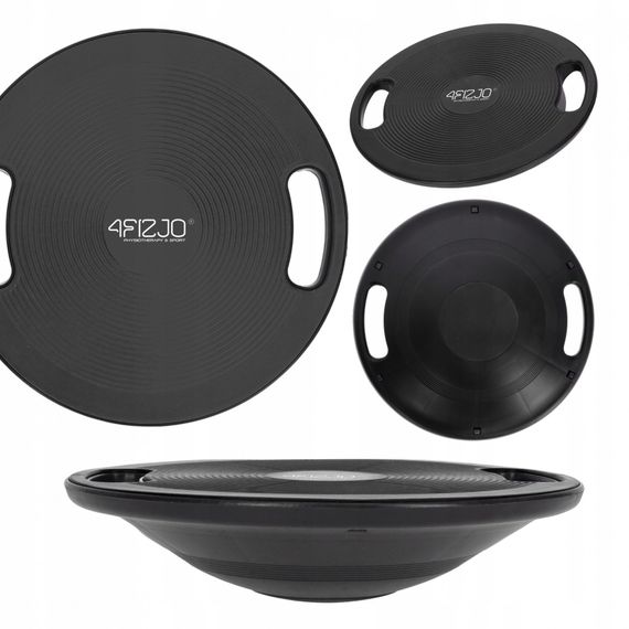 Балансувальна платформа 4FIZJO кругла, пластикова 4FJ0622 Black (P-5905973400633)