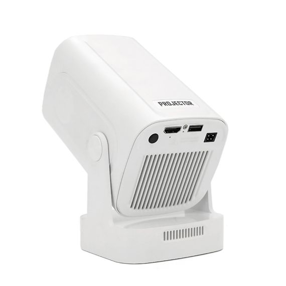 Смарт проектор HY260 PRO, Android 14, 1080p, 200 ANSI, Wi-Fi 2.4+5G, White | Зображення 1