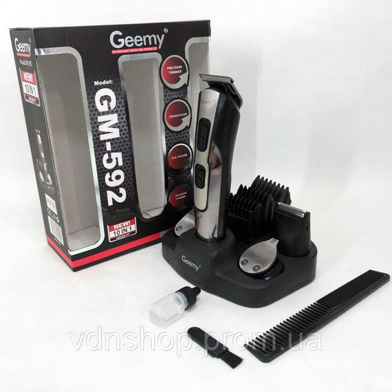 Акумуляторна машинка для стрижки волосся з насадками, Професійна машинка для волосся ZU-85 | Зображення 8