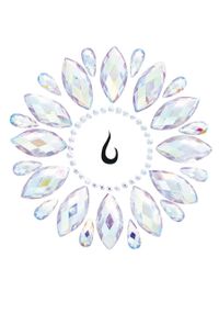 Стрази-прикраси для тіла Leg Avenue Fluer body jewels sticker, наліпки Sex Aura
