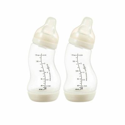 Набор для кормления новорожденных Difrax S-bottle Natural 4 антиколиковые бутылочки, 2 пустышки (603) | Зображення 4