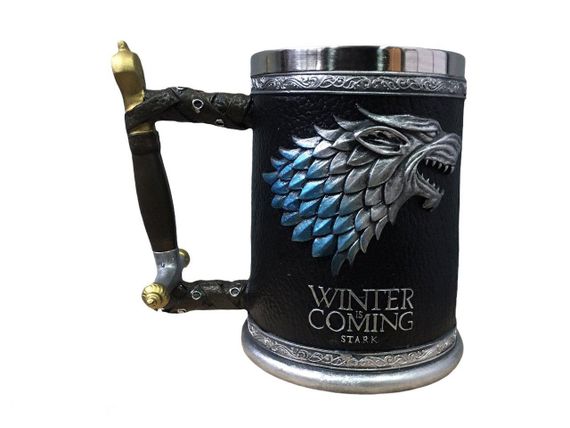 Кружка Чашка Келих Гра Престолів Winter is Coming Stark Targaryen 3D Будинок Старк | Зображення 2