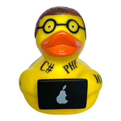 Игрушка для ванной Funny Ducks Утка Программист (1333) | Зображення 1