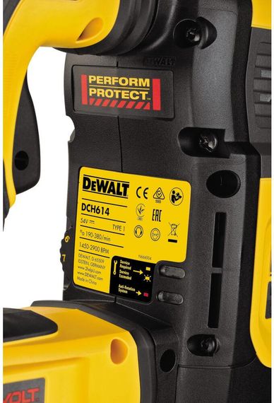 Перфоратор акумуляторний безщітковий SDS-MAX 10,5Дж DeWALT DCH614N | Зображення 3