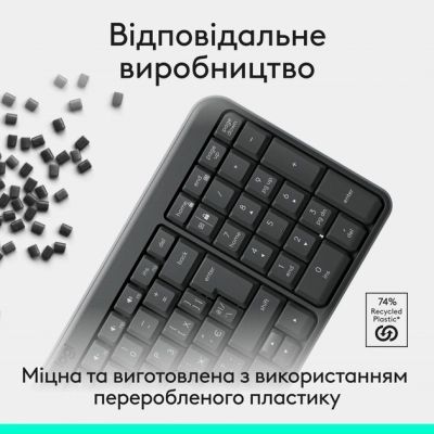 Клавиатура Logitech K250 Bluetooth UA Graphite (920-013822) | Зображення 5