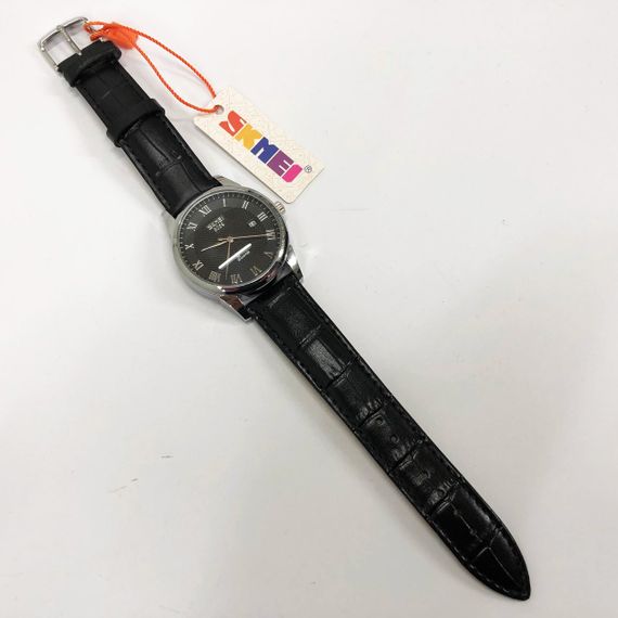 Мужские часы с шикарным внешним видом SKMEI 9058LSIBKBK, Часы мужские в строгом стиле VX-29 | Зображення 2