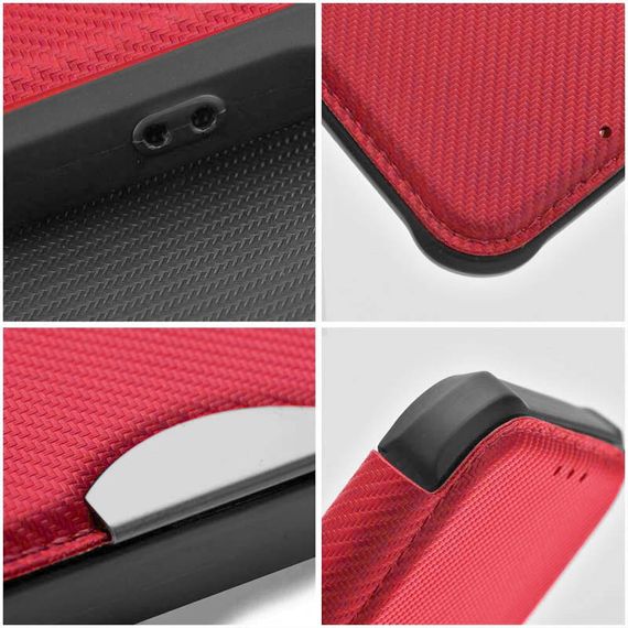 Кожаный чехол-книжка GETMAN Razor (PU) для Samsung Galaxy A36 5G / A56 5G Red | Зображення 3