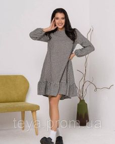 Плаття для жінок колір чорний/білий розмір XL FI_001042