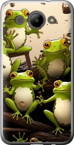 Чехол на Huawei Y3 2017 Жабки "5656u-991-17620"