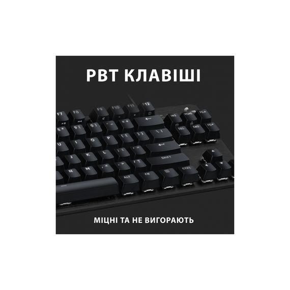 Клавіатура Logitech G413 TKL SE Mechanical Tactile Switch USB UA Black (920-010446) | Зображення 2